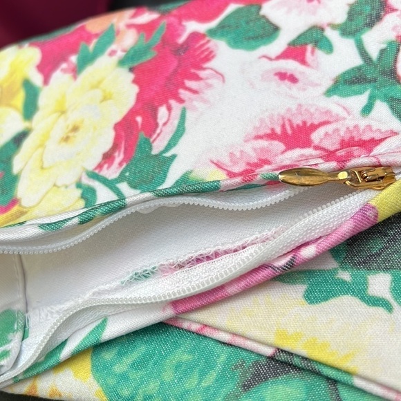 Lance Perfume Flowered Jeans Made in Brazil size 38 Art Design - Picture 8 of 9